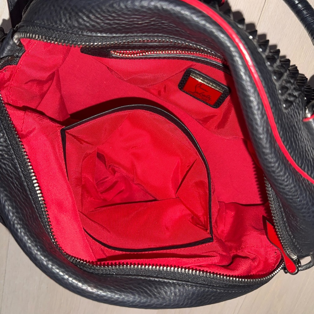 Christian Louboutin Spiked Panettone Shoulder Satchel Crossbody Bag - Picture 6 of 8